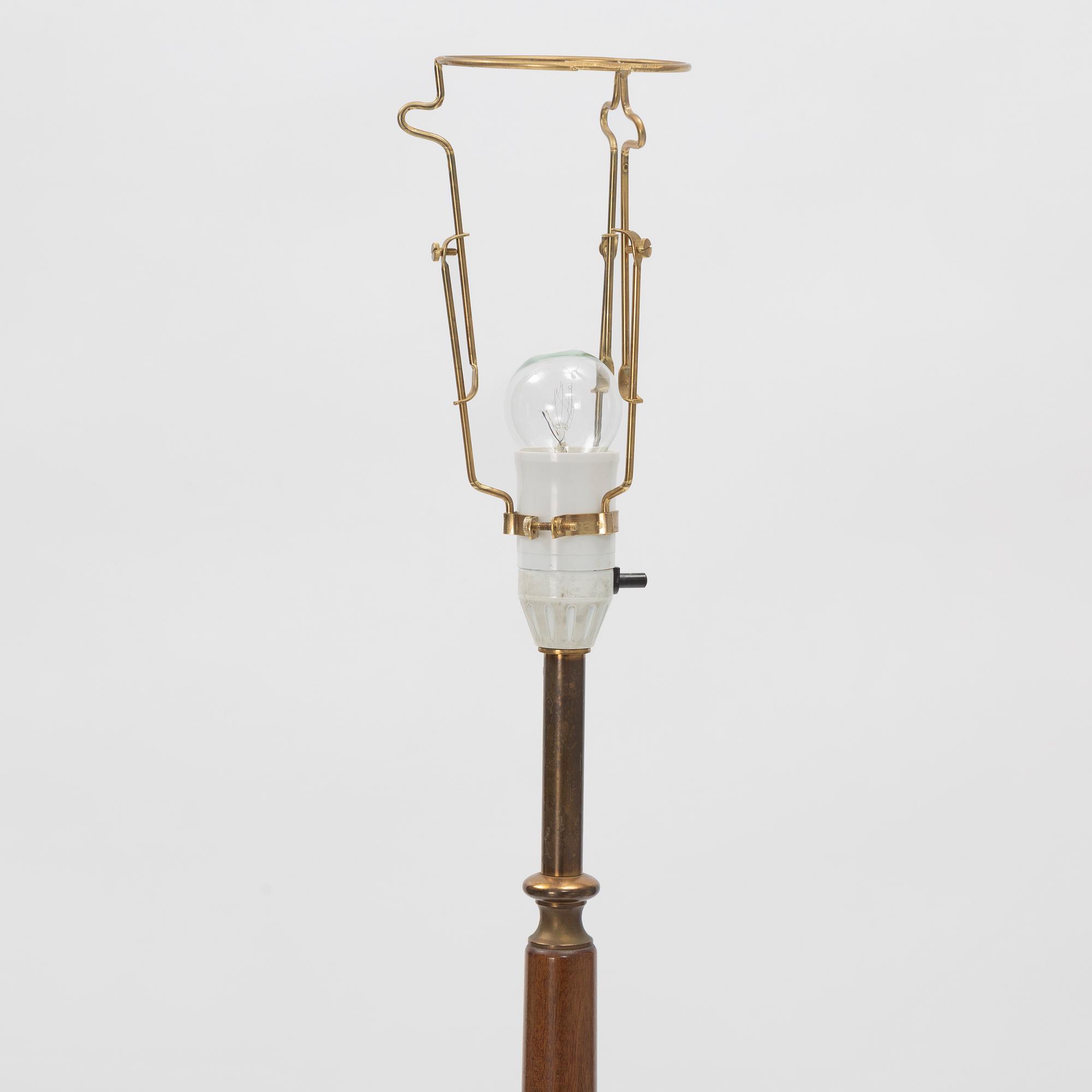 Harald Notini eller Uno Westerberg, golvlampa, modell "15674", Böhlmarks, 1950-tal.