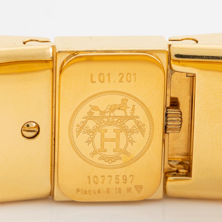 Hermès, Loquet, wristwatch, 19,5 mm.