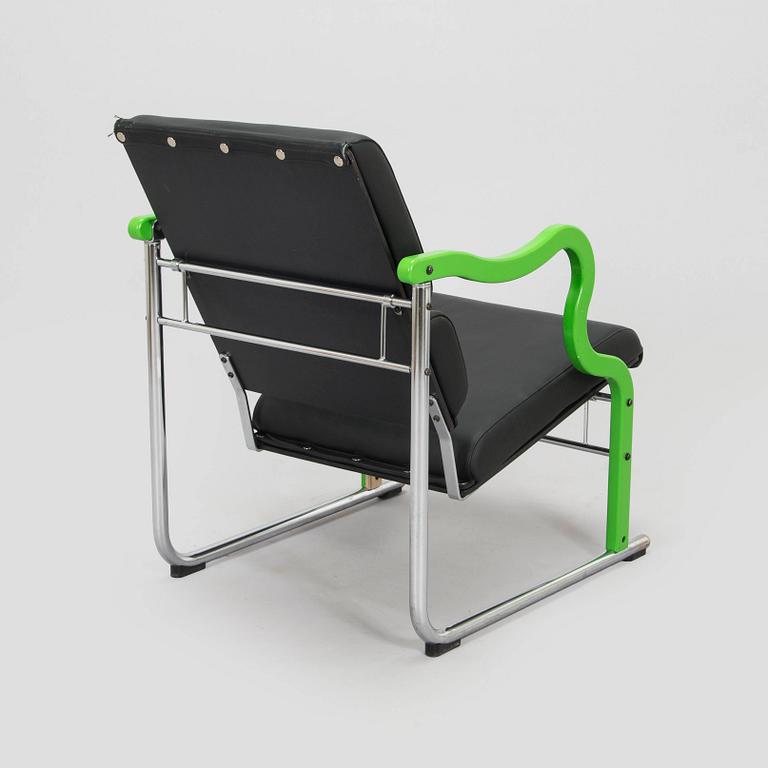 Yrjö Kukkapuro, nojatuoli "Experiment", Avarte 1980-luku.