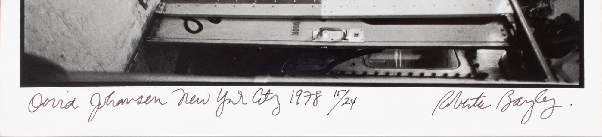 A signed ROBERTA BAYLEY photograph, edition 15/24.