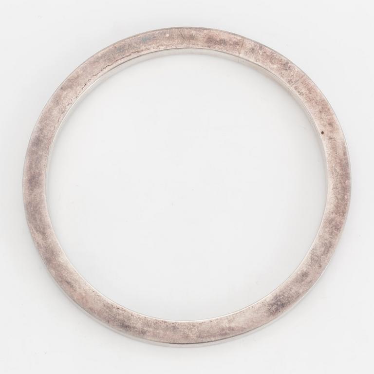 KERSTIN ÖHLIN LEJONKLOU, a sterling silver bracelet from Östersund, 1974.