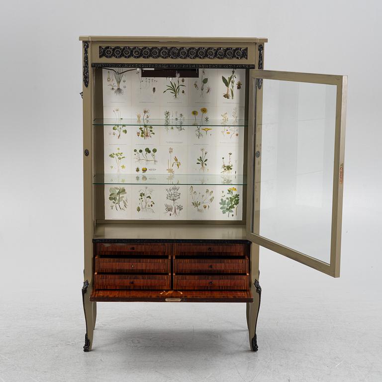 A painted cabinet, mid 20th Century.