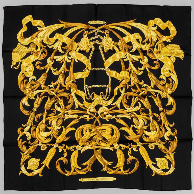 Hermès, scarf, "Le Mors A La Conétable".