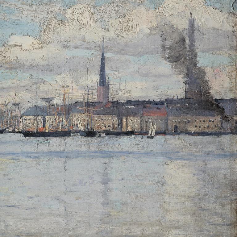 Axel Lindman, "Skeppsbron" (Stockholm).