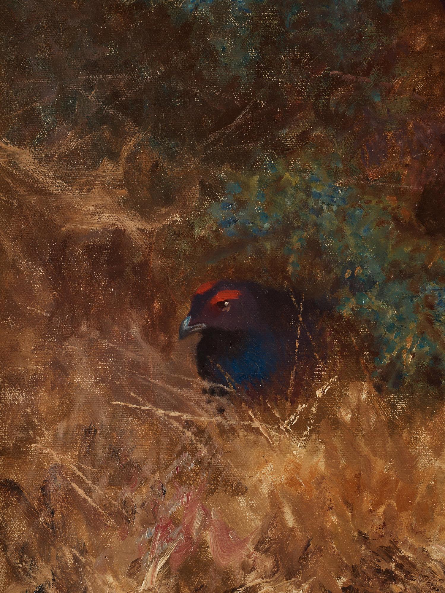 Bruno Liljefors, Grouse in Autumn.