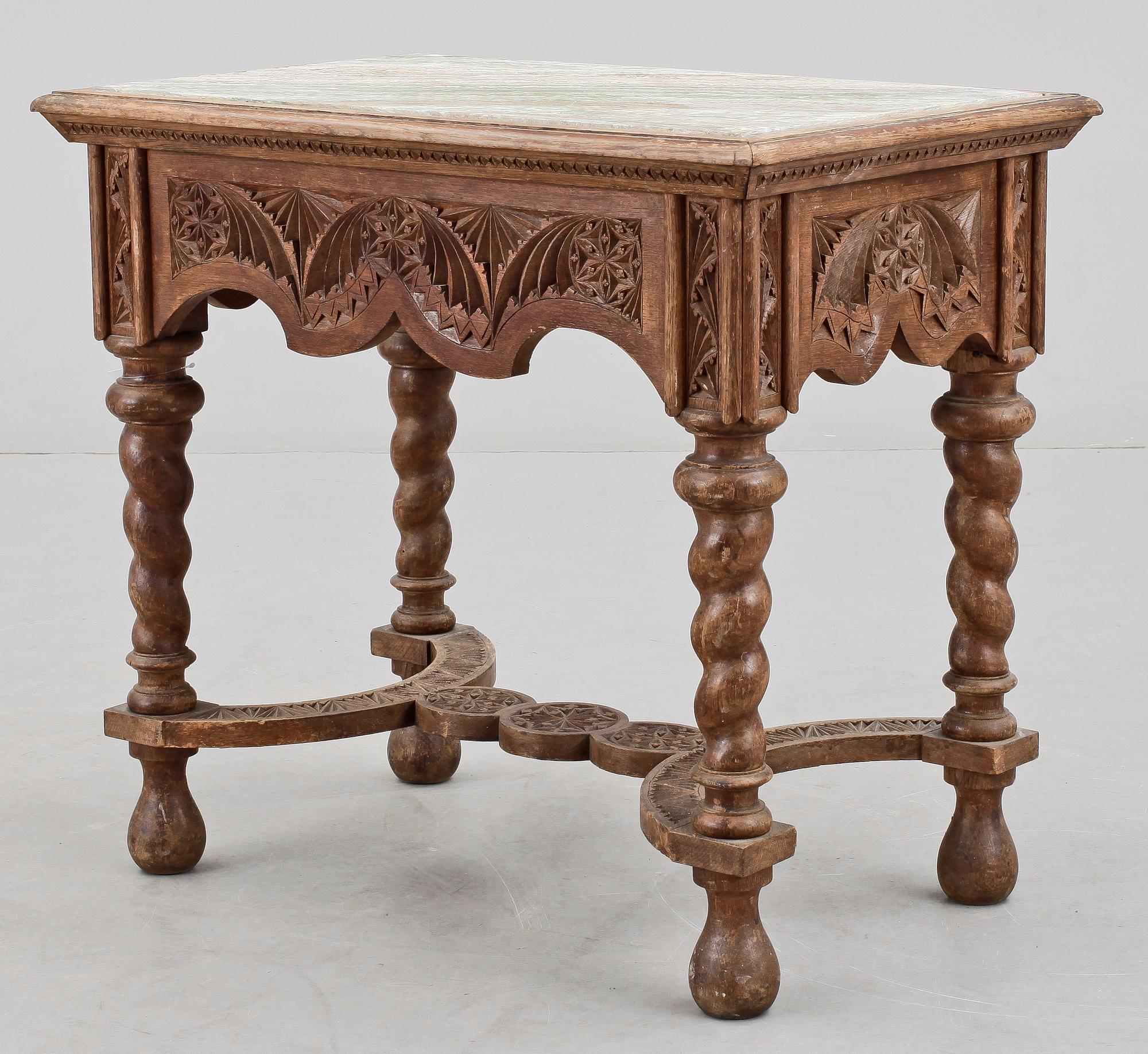 BORD, barockstil, 1800-talets senare hälft.