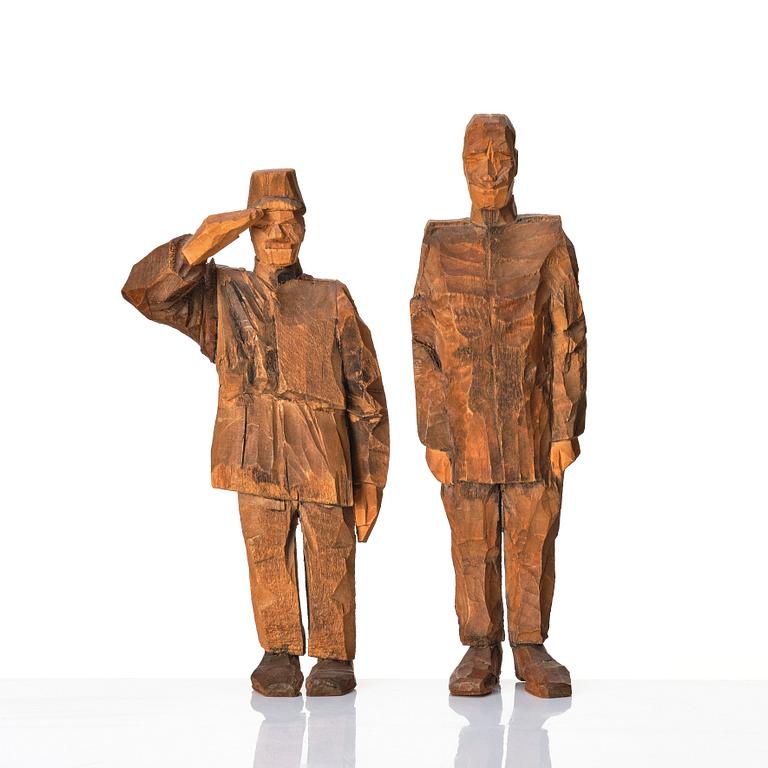 Axel Petersson Döderhultarn, "Beväringsmönstring", (7).