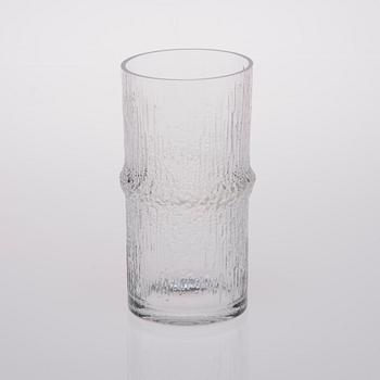 VASER, 2 st, glas, Tapio Wirkkala, modell 3585 och "Niva" signerad TW, Iittala.