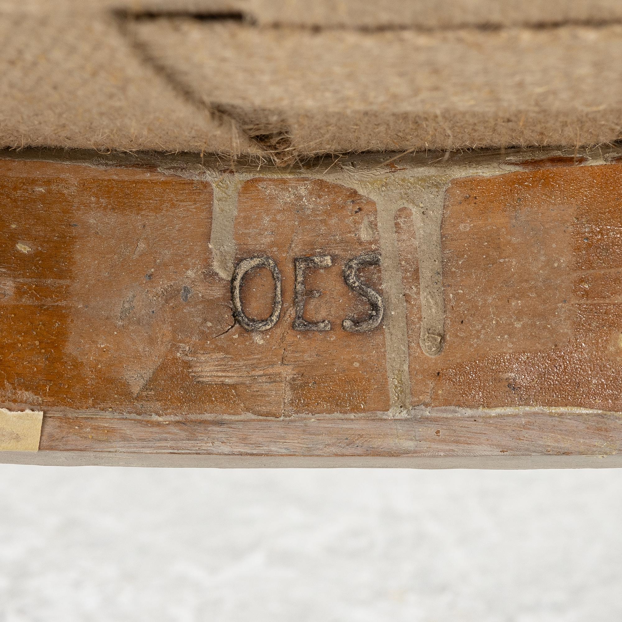 A set of three late Gustavian open Armchairs by O. Eriksson (1754-1808).