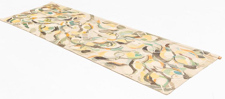 Barbro Sprinchorn, a tapestry, ”Abborrar”, tapestry weave, ca 243 x 81 cm, signed AB MMF BS.