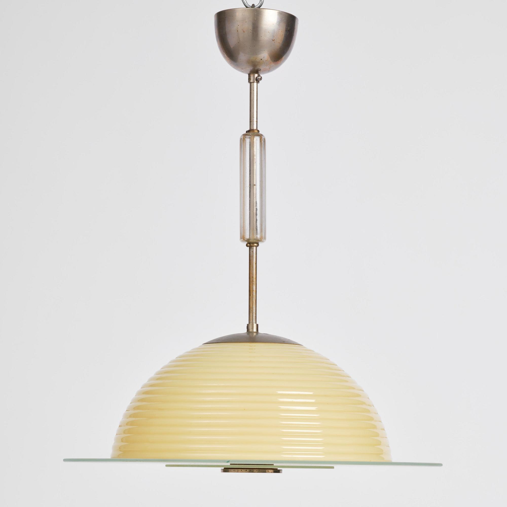 Harald Notini, a ceiling lamp model "10500", Arvid Böhlmarks Lampfabrik, Stockholm, 1930s.