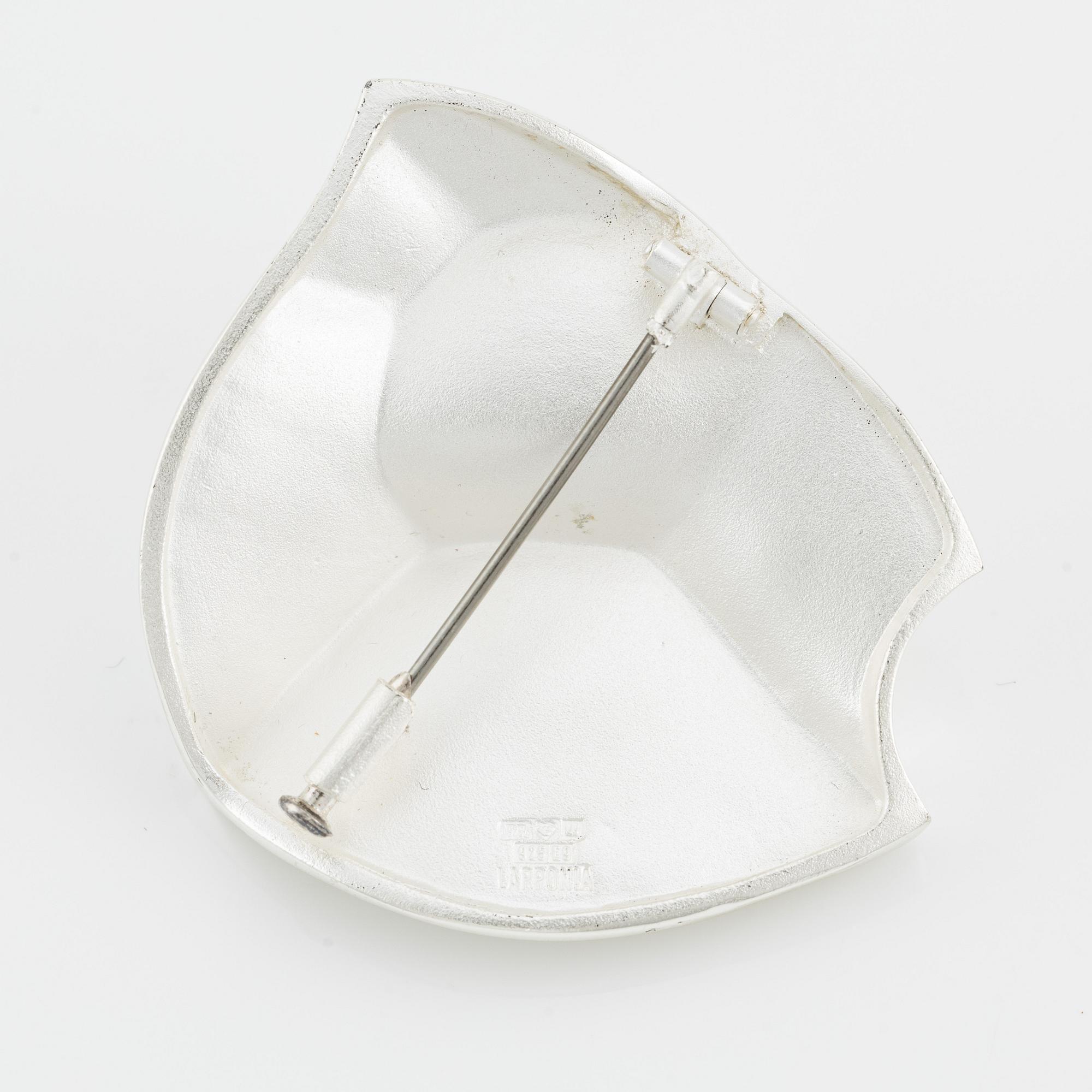 Lapponia brooch, sterling silver, Finland.