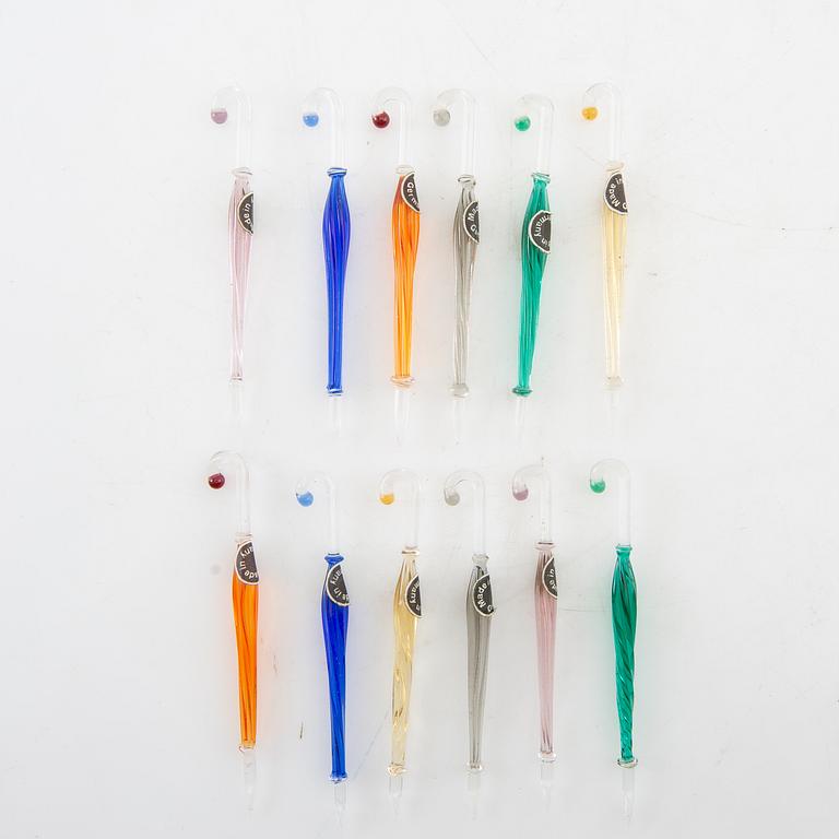 Drinking and smoking accessories, first half of the 20th century.