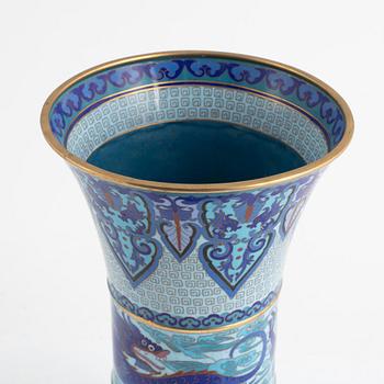 A cloisonné vase, China, 20th/21st century.