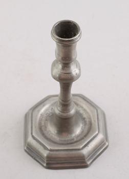 LJUSSTAKE, tenn, barock, 1700-tal.