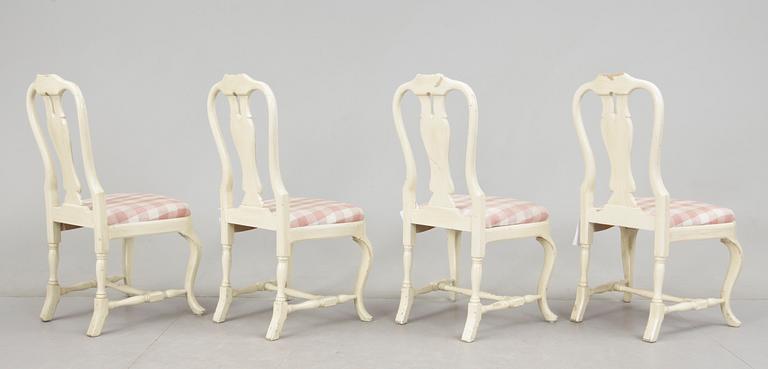 STOLAR, 4 st, rokokostil, 1900-talets första hälft.
