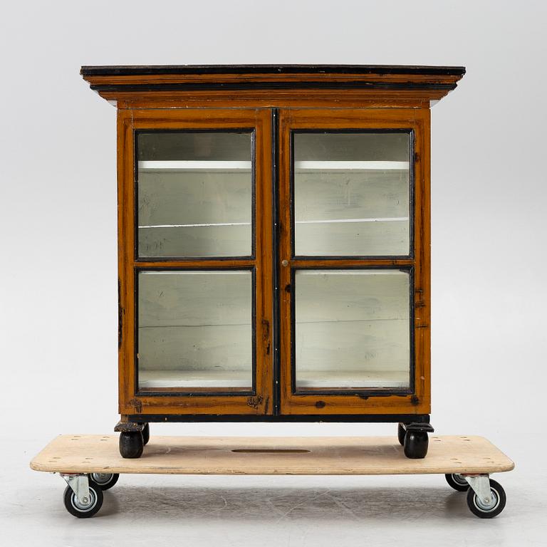 Display cabinet, late 19th century,