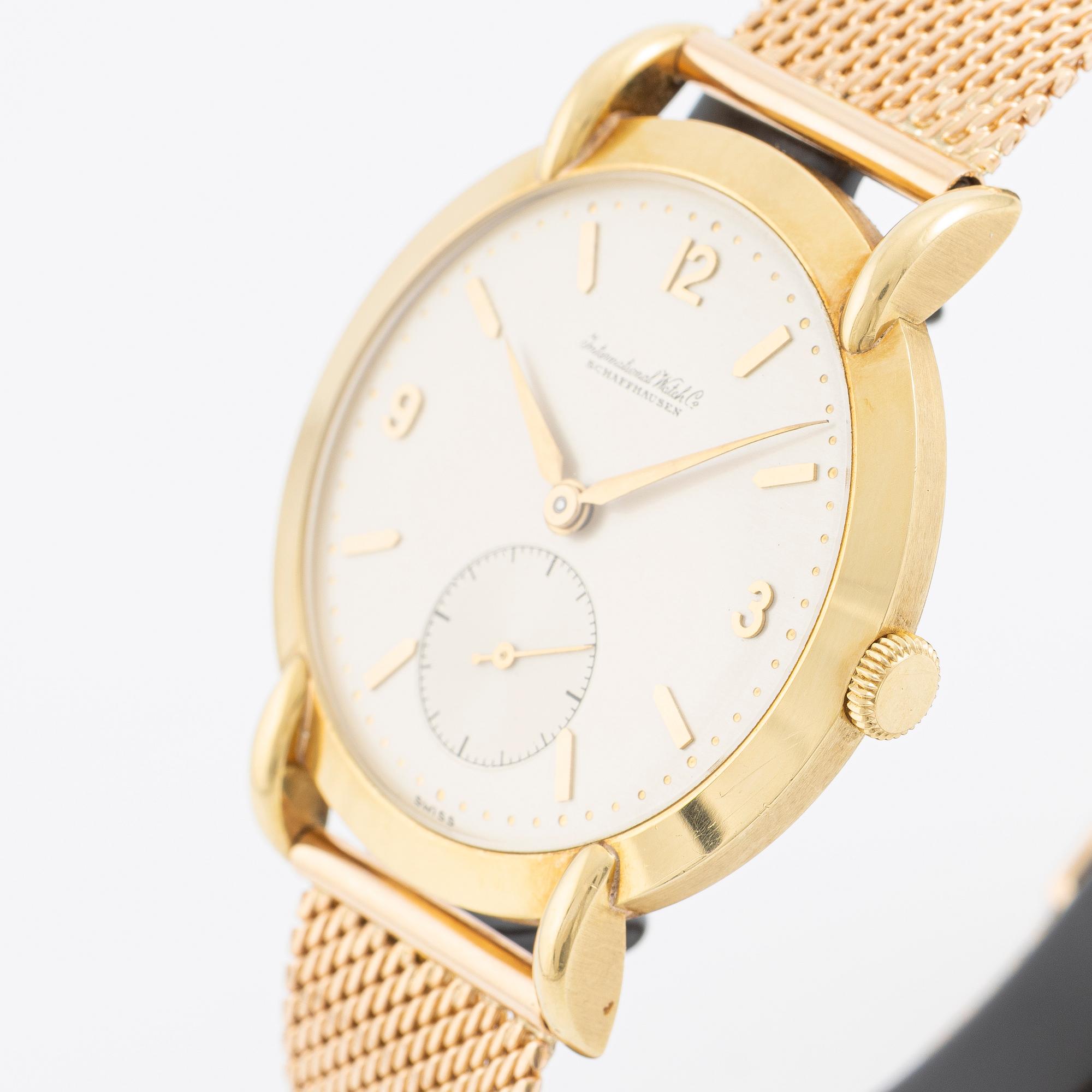 IWC, International Watch Co, Schaffhausen, wristwatch, 37 mm.