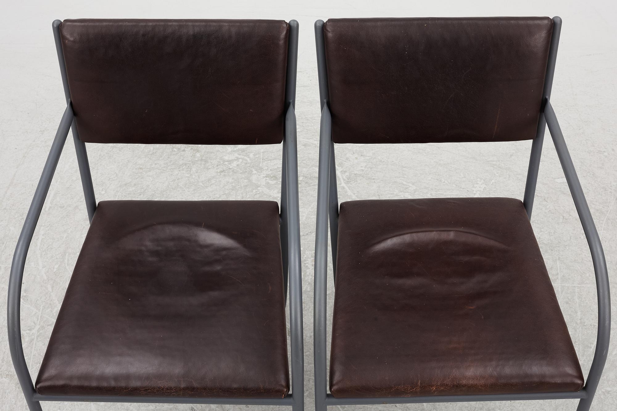 Jonas Bohlin, a pair of 'Skeppsholmen' armchairs, Jonas Bohlin Design AB.
