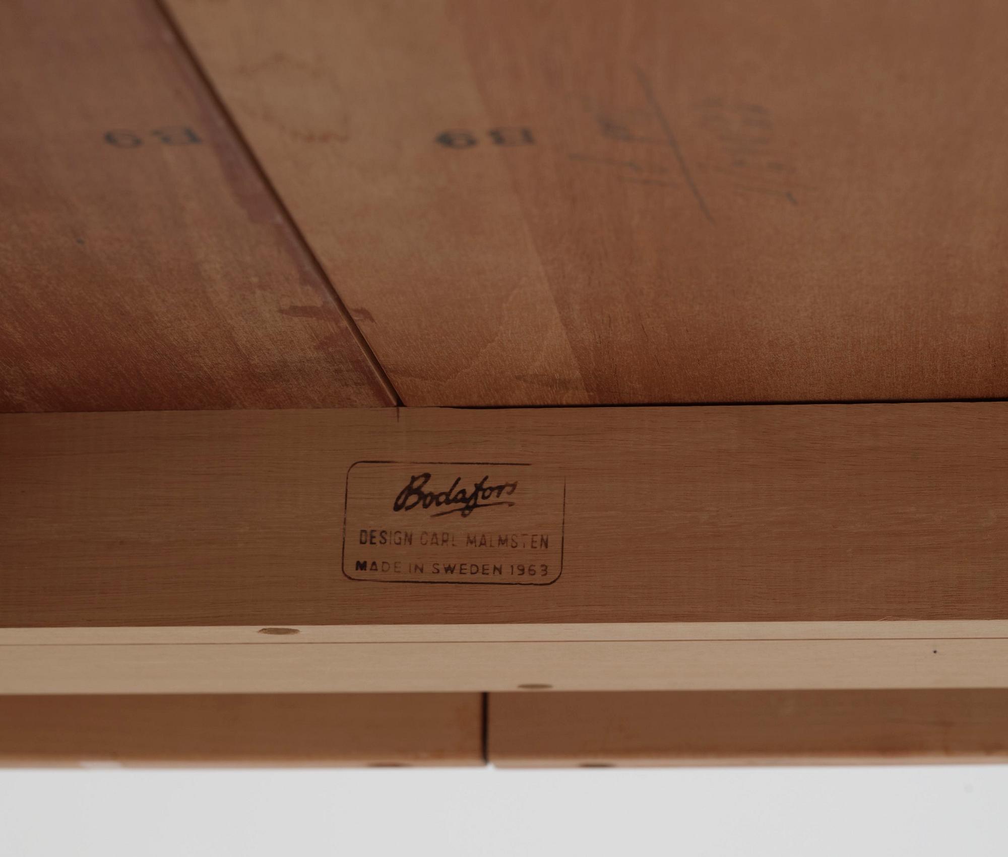 MATSALSGRUPP, 9 delar, "Herrgården", Carl Malmsten. Bodafors, 1964.