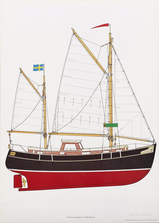 Anders Österlin, a portfolio with 8 signed posters.