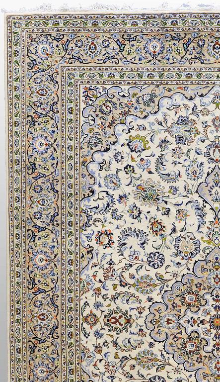 Carpet, Keshan, approx. 350 x 244 cm.