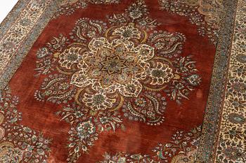 Matta, semiantik Turkisk silke, ca 294 x 198 cm.
