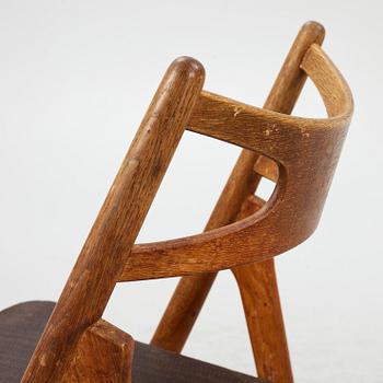 Hans J. Wegner, Six model CH-29 chairs Carl Hansen & Søn, mid-20th century.