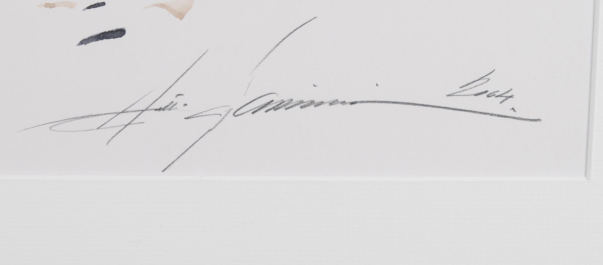 ANTTI SAJANIEMI, akvarell, signerad och daterad 2004.