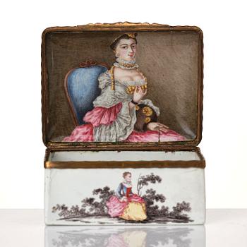 Dosor, tre stycken. Europa, 1700-tal.