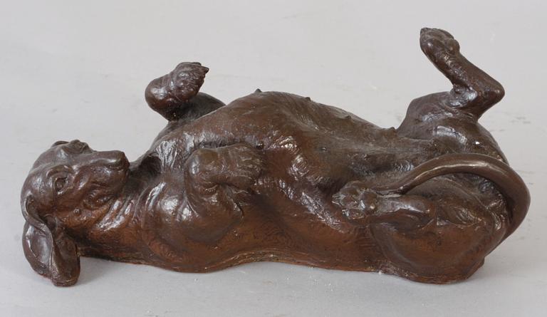 SKULPTUR, metall, 1900-tal.