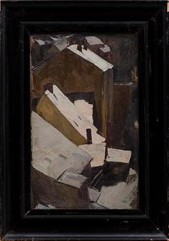 HANS LILLIG, olja på dukpannå, a tergo signerad.