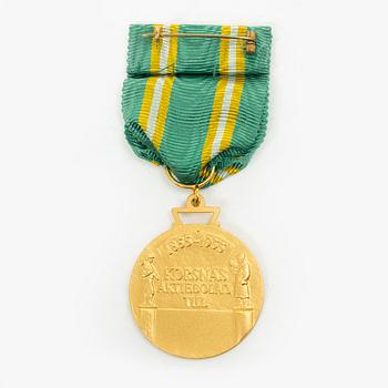 An 18K gold medal, Sporrong, Stockholm 1958.
