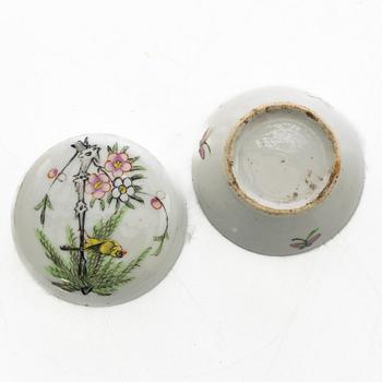 Parti porslin, 6 delar, Kina, 1800-1900-tal.