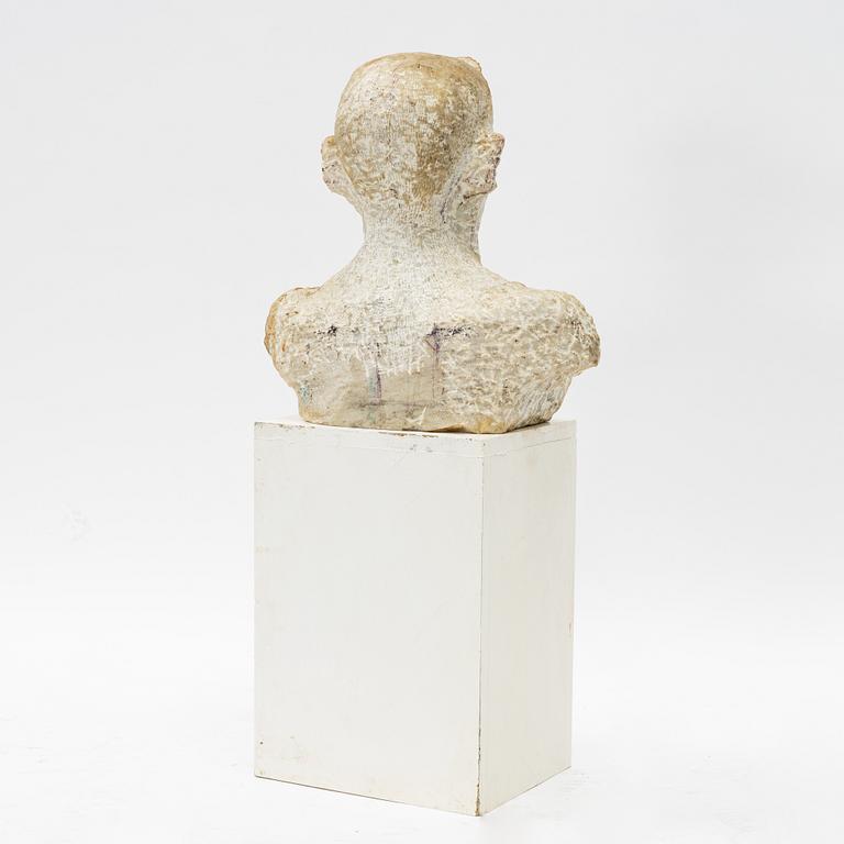 A stone sculpture, 20th century.