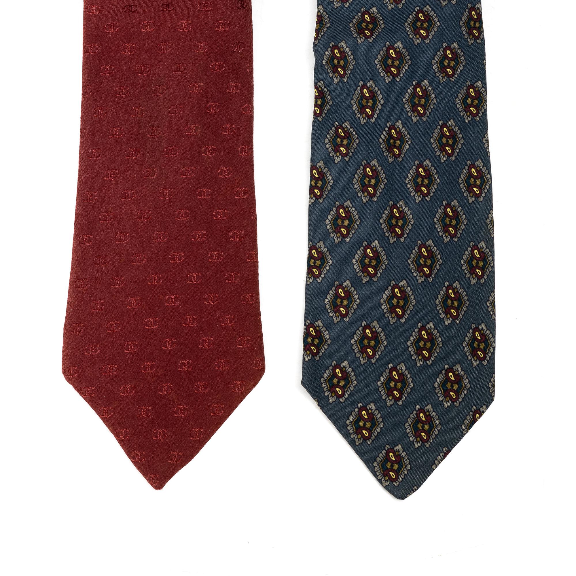 Chanel, Ties, 2 pcs.