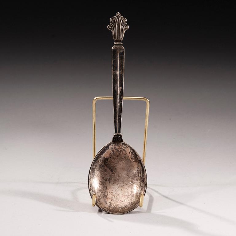 SKED, sterlingsilver, Georg Jensen, Denmark, bär svensk kontrollstämplar. Vikt ca 73,6 cm.