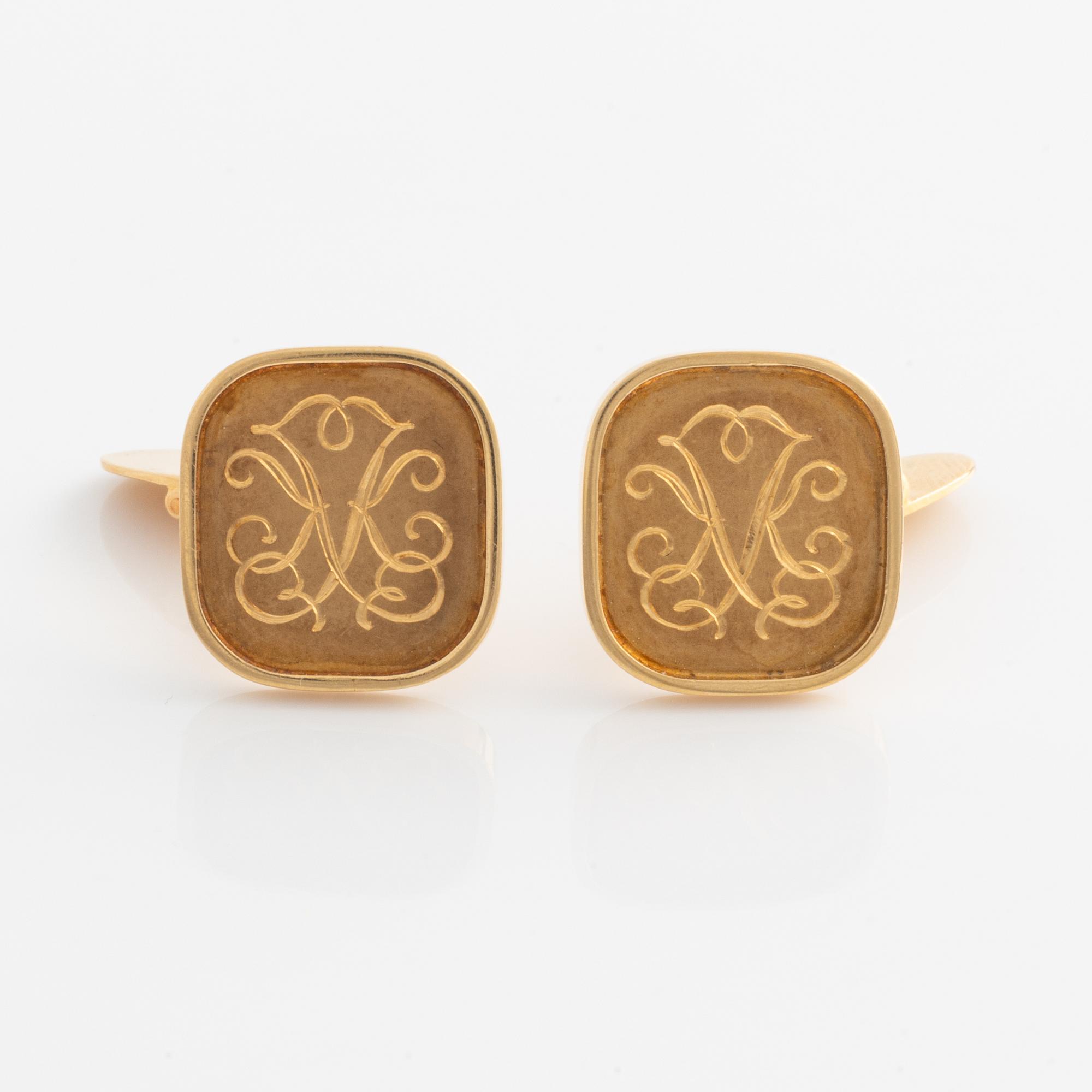 Cufflinks, Stigbert, 18K gold.
