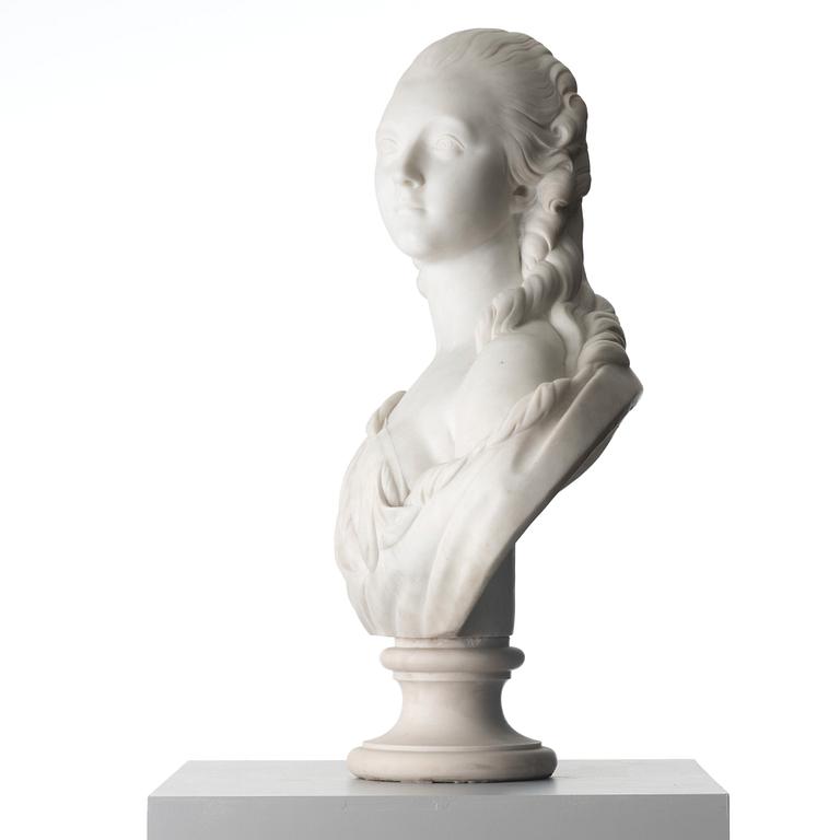 Augustin Pajou After, Portrait bust depicting Madame Du Barry (1743-1793).