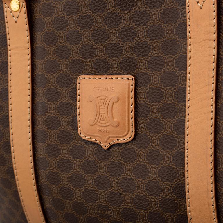 CÉLINE, a monogram canvas briefcase.