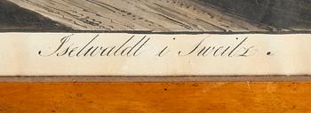 OKÄND KONSTNÄR, akvarell, osignerad, 1800-talets första hälft.