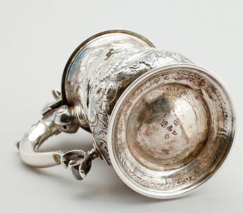 STOP, silver, Isaac Cookson, Newcastle 1748. Vikt ca 1073 g.
