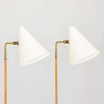 Paavo Tynell, a pair of mid-20th century K10-10 floor lamps for Taito Finland.
