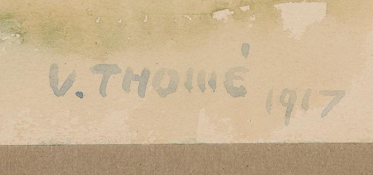 Verner Thomé, Joutsen lammessa.