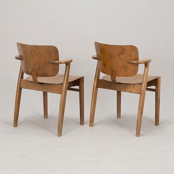 Ilmari Tapiovaara, a set of four mid-20th century 'Domus' chairs for Keravan Puuteollisuus.
