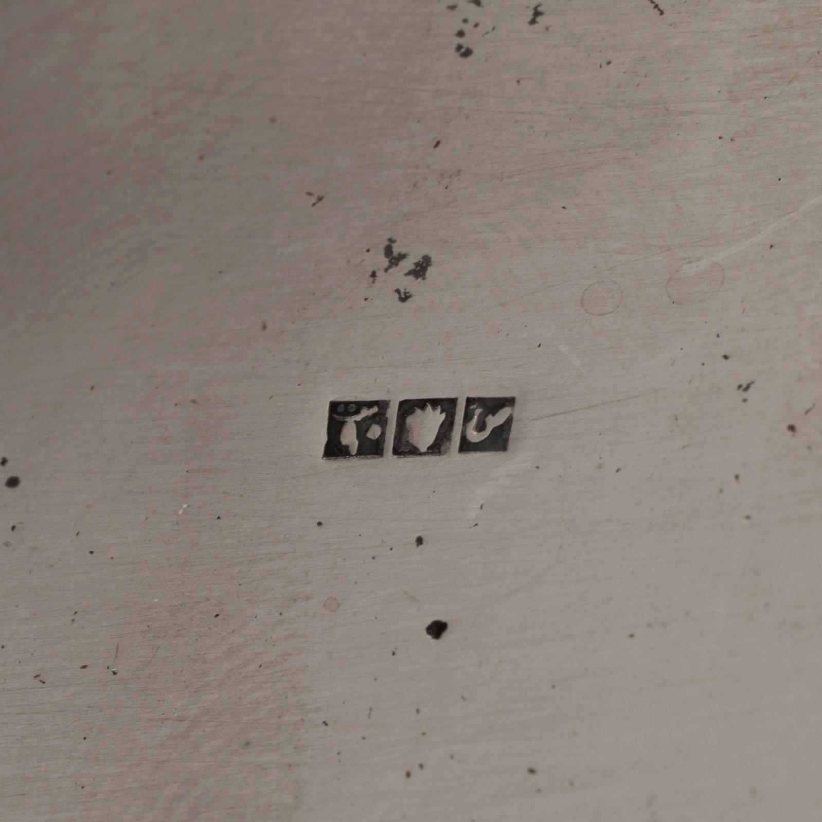 An Egyptian 20th century silver 5 piece tea-set, mark of Kairo 1940's.