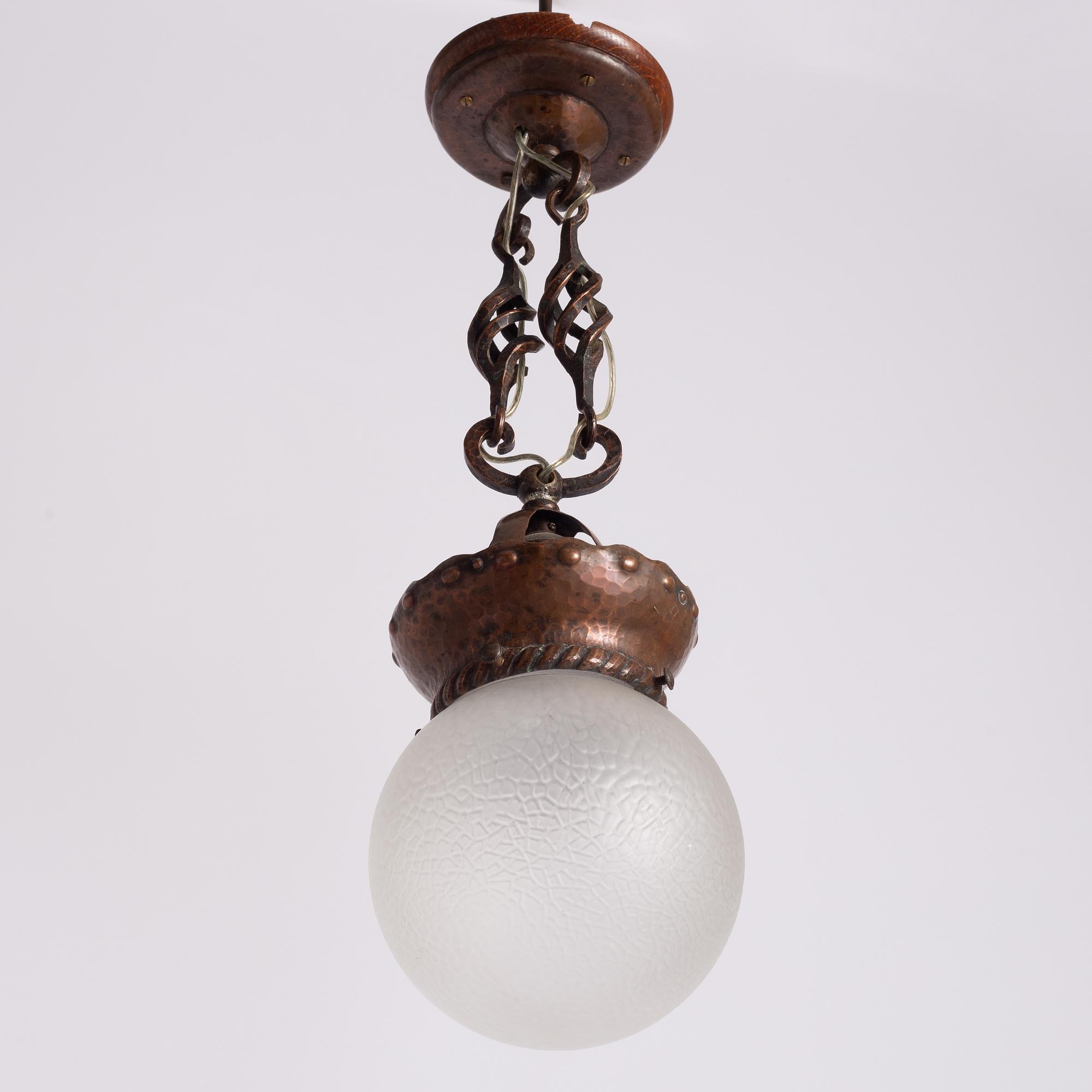 A ceiling lamp, 1910s/20s.