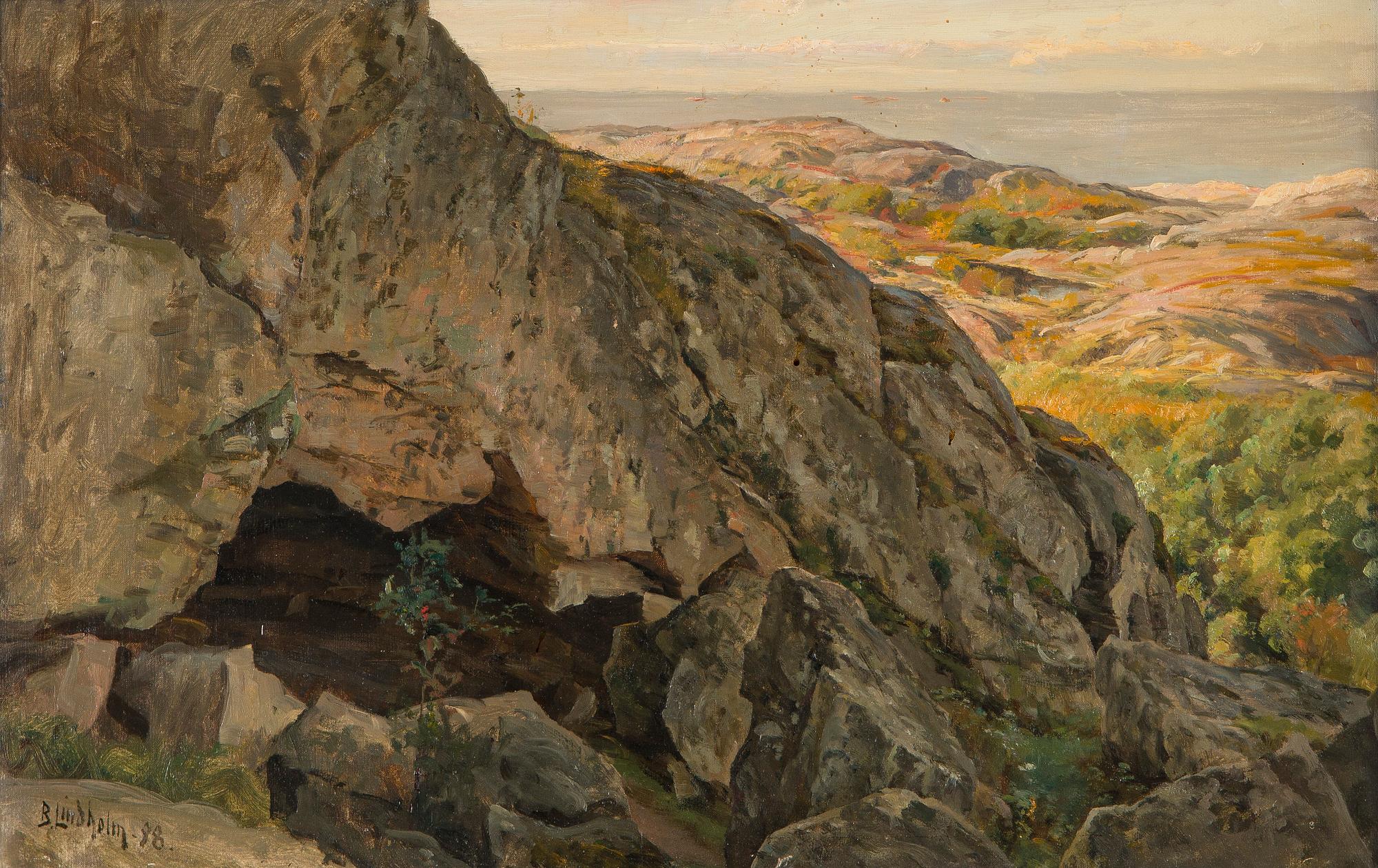Berndt Lindholm, Beach Cliffs.
