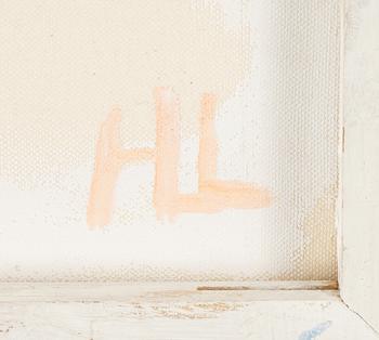 Hans Lannér, acrylic on canvas, signed verso.