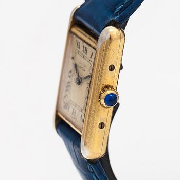 must de Cartier, Tank, rannekello, 21 x 20 mm.